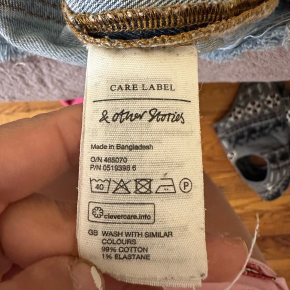 & Other Stories denim mini‎ skirt Size US 8 - Picture 12 of 12